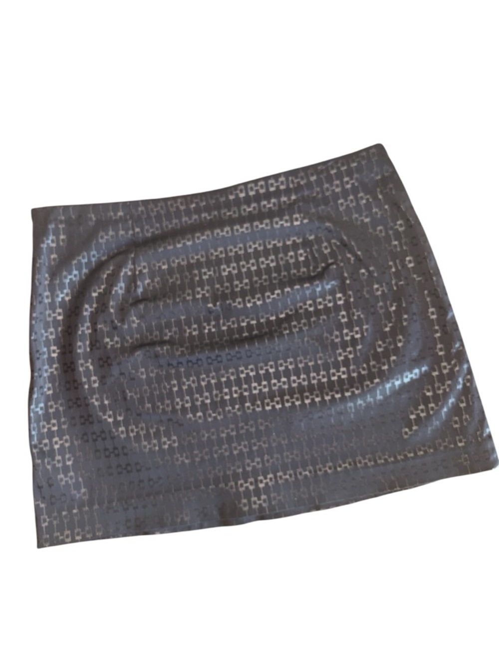 Express Black Sheen Patterned Mini Skirt 9/10